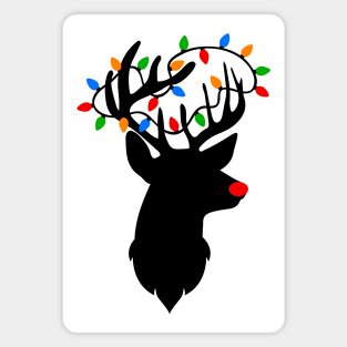 Reindeer Christmas Light Magnet